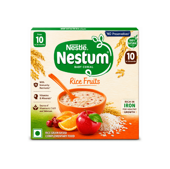 Nestle Nestum Baby Cereal Rice Fruits