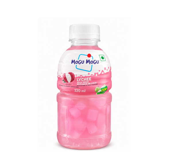 Mogu Mogu Lychee Nata De Coco Juice